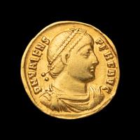 [ANCIENT] EASTERN ROMAN EMPIRE. Valens (c. 370 AD), Av Solidus (4.2g).