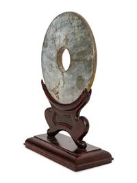 A Chinese Archaistic Jade Bi Disc