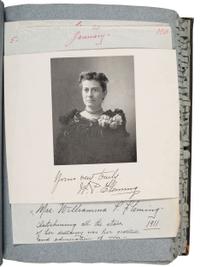 [AMERICANA]. Two albums identified to Edward Burgess Butler (1853-1928), businessman and artist, including tipped in photographs, letters, and autographs associated with Butler.
