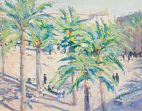 Allen Tucker, (American, 1866-1939), Playa San Fernando, c. 1910