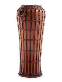 A Japanese Baboo Ikebana Basket