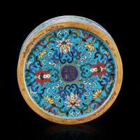 Two Chinese cloisonne boxes