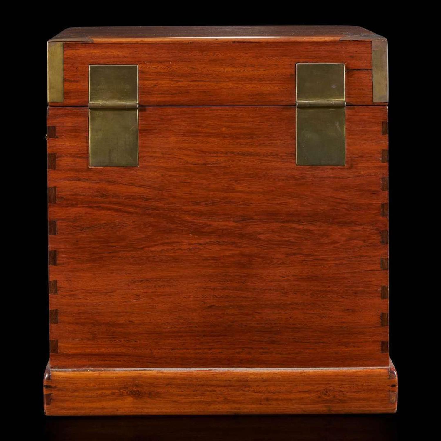 A Chinese huanghuali scholar's chest, Guanpixiang 黄花梨官皮箱 18th Century ????