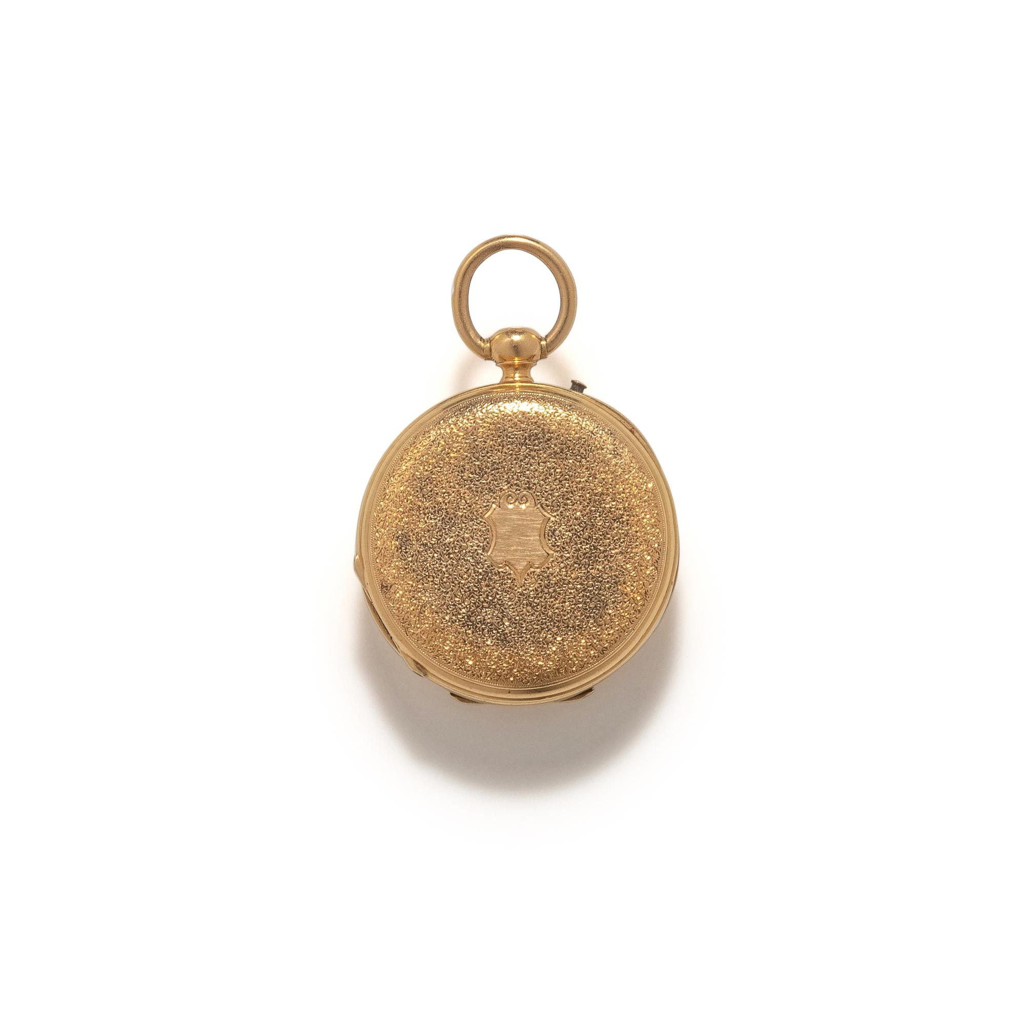18K YELLOW GOLD POCKET WATCH