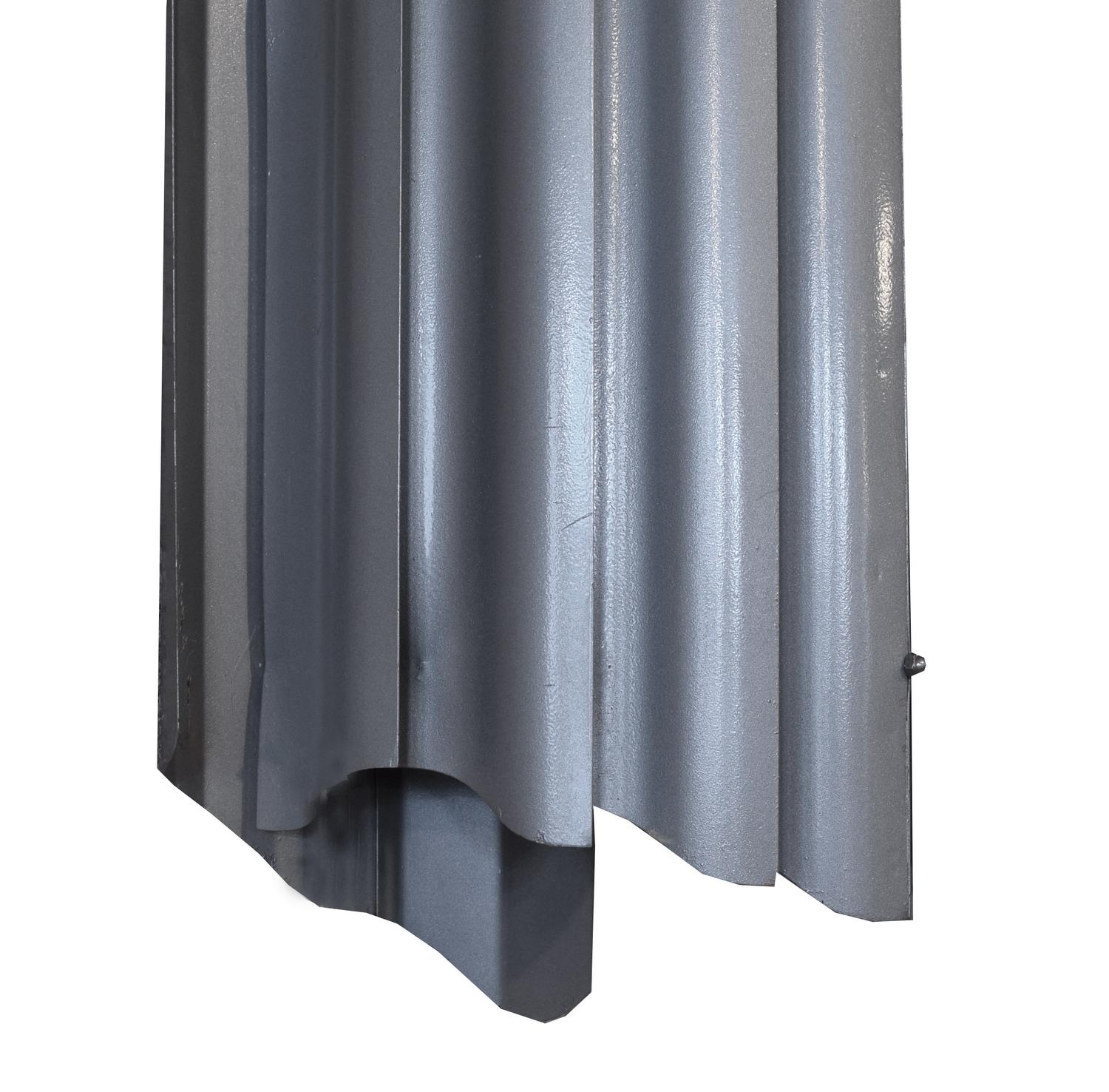 A Pair of American Art Deco Steel Wall Sconces 11.5" W x 8.5" D x 45" H — United States, Circa 1920-1930