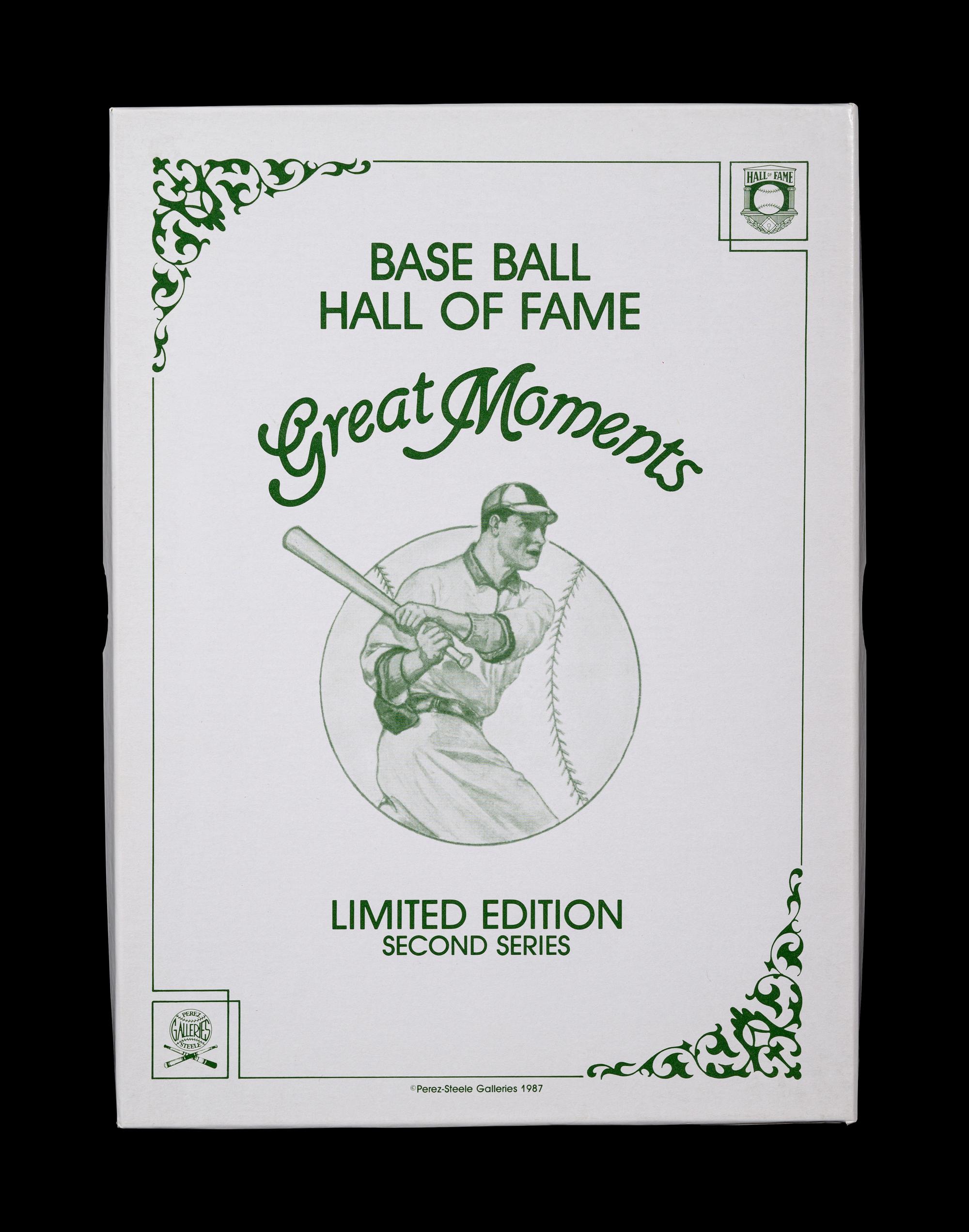 A Complete Run of 1984-97 Series One Through Nine Perez-Steele Baseball Hall of Fame Great Moments Cards