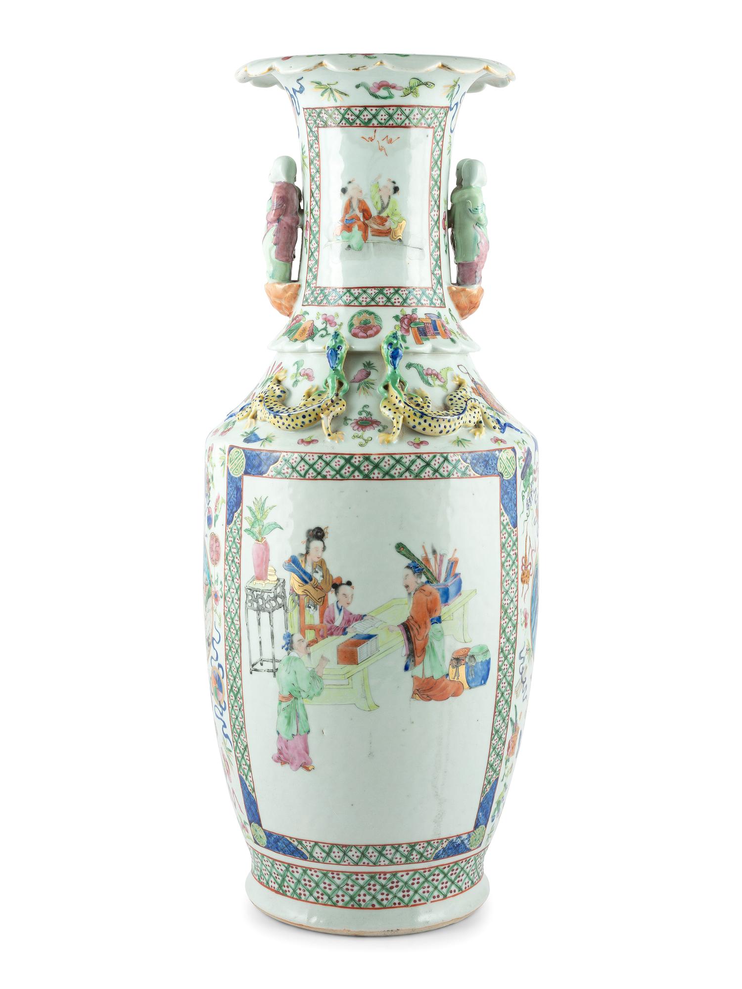 A Chinese Enameled Porcelain Vase