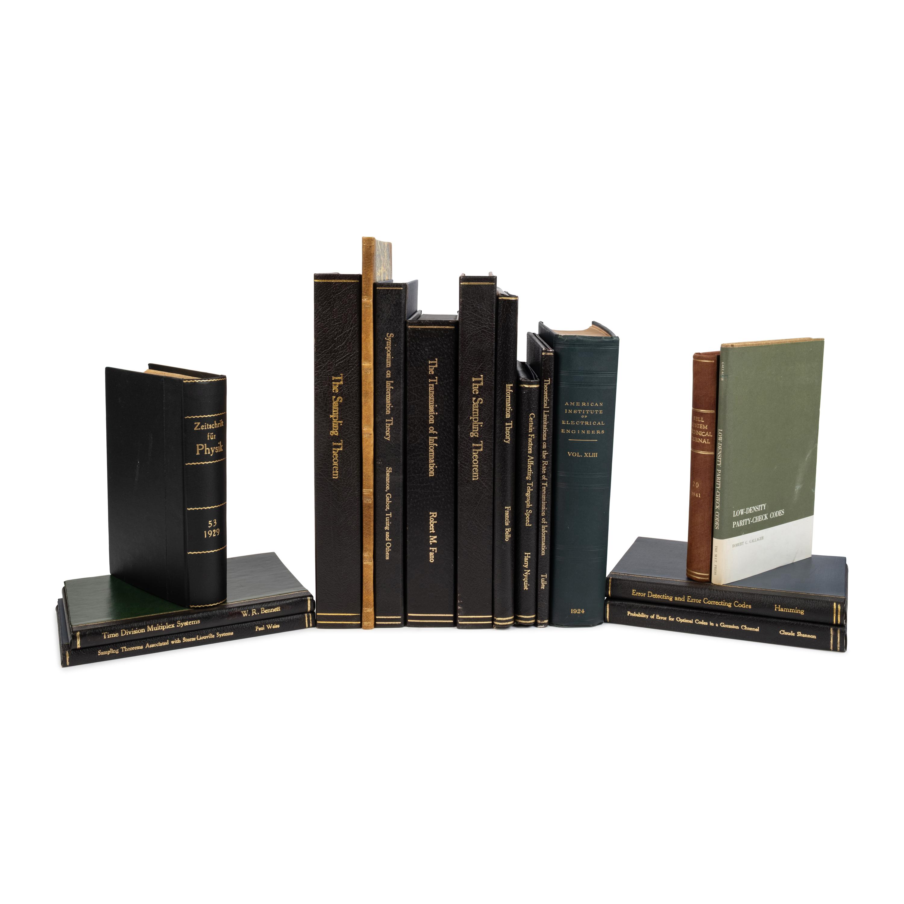 [Communications Theory]. A significant archive of works on communications theory, comprising foundational texts by leading mathematicians.