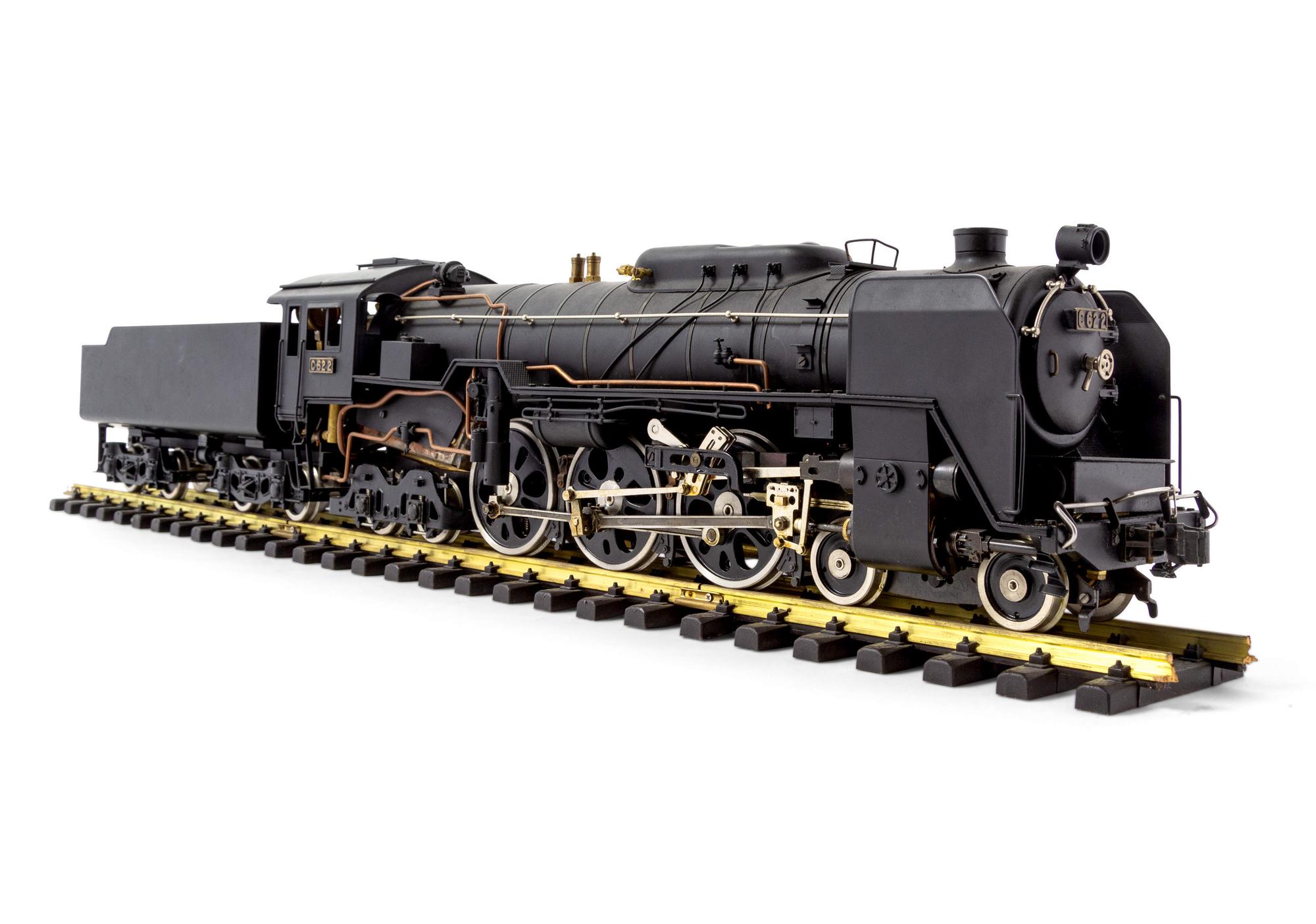 An Aster Polychrome 1-Gauge JNR: C-63 4-6-4 Locomotive and Tender