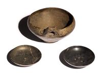 Three South Italian Black-Glazed Vessels