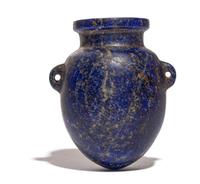 An Egyptian Lapis Lazuli Ovoid Jar
