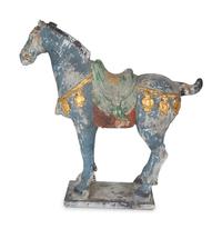A Chinese Painted and Carved Wood Model of a Horse — EARLY 20TH CENTURY