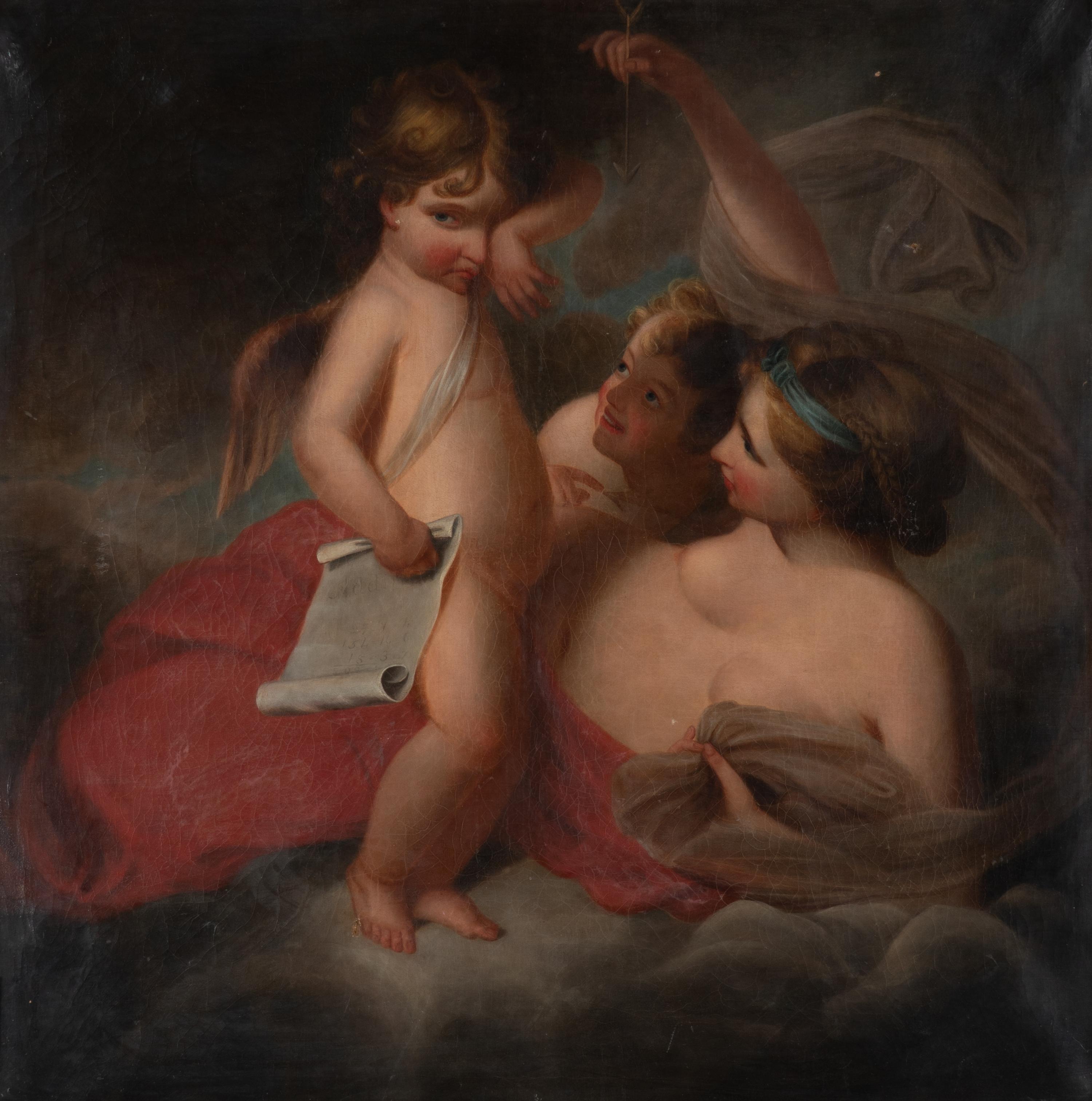 Venus Chiding Cupid for Learning to Cast Accounts