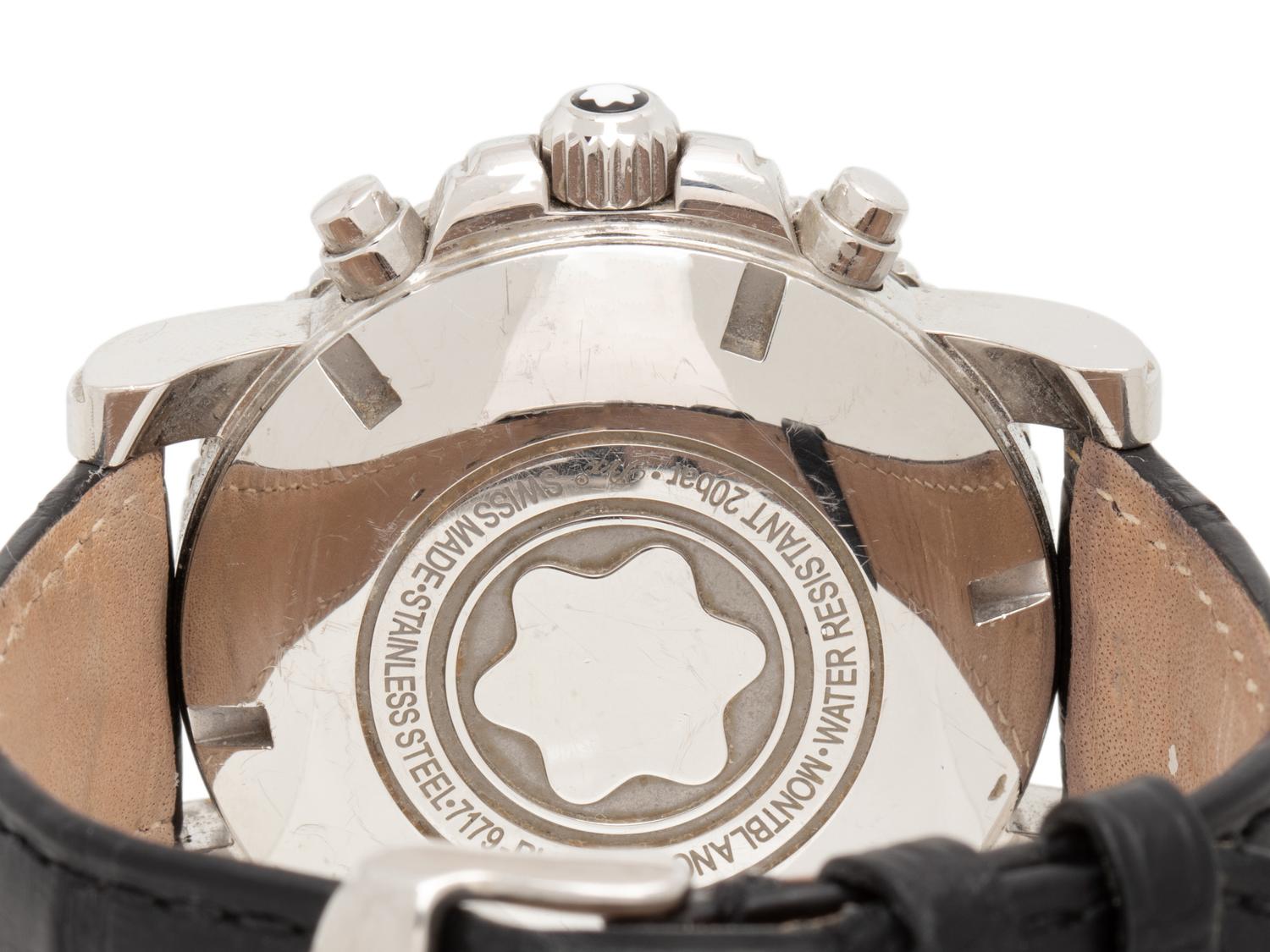 MONTBLANC, REF. 7179 STAINLESS STEEL CHRONOGRAPH WRISTWATCH