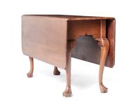 A Queen Anne Walnut Drop-Leaf Dining Table, Philadelphia, PA, Circa 1760