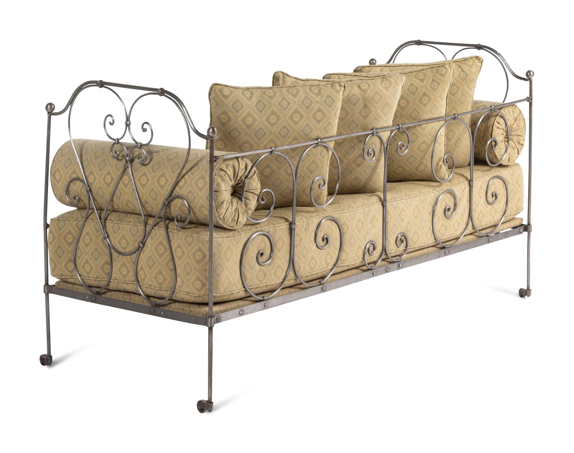 An English Steel Daybed