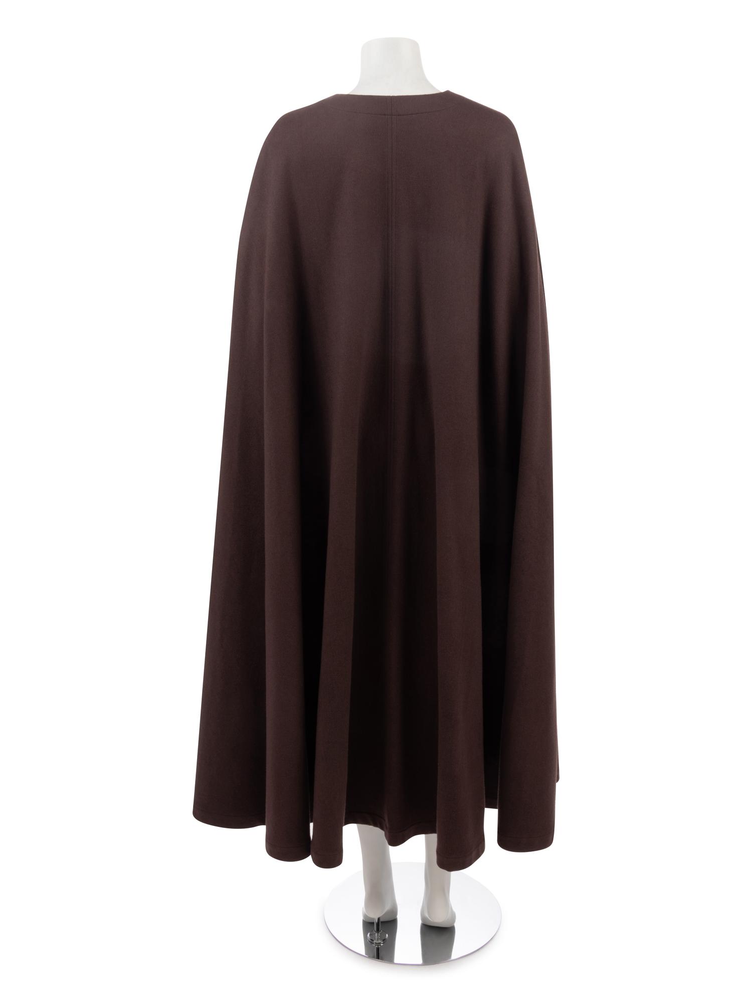 Saint Laurent Rive Gauche Wool Cape, 1970s