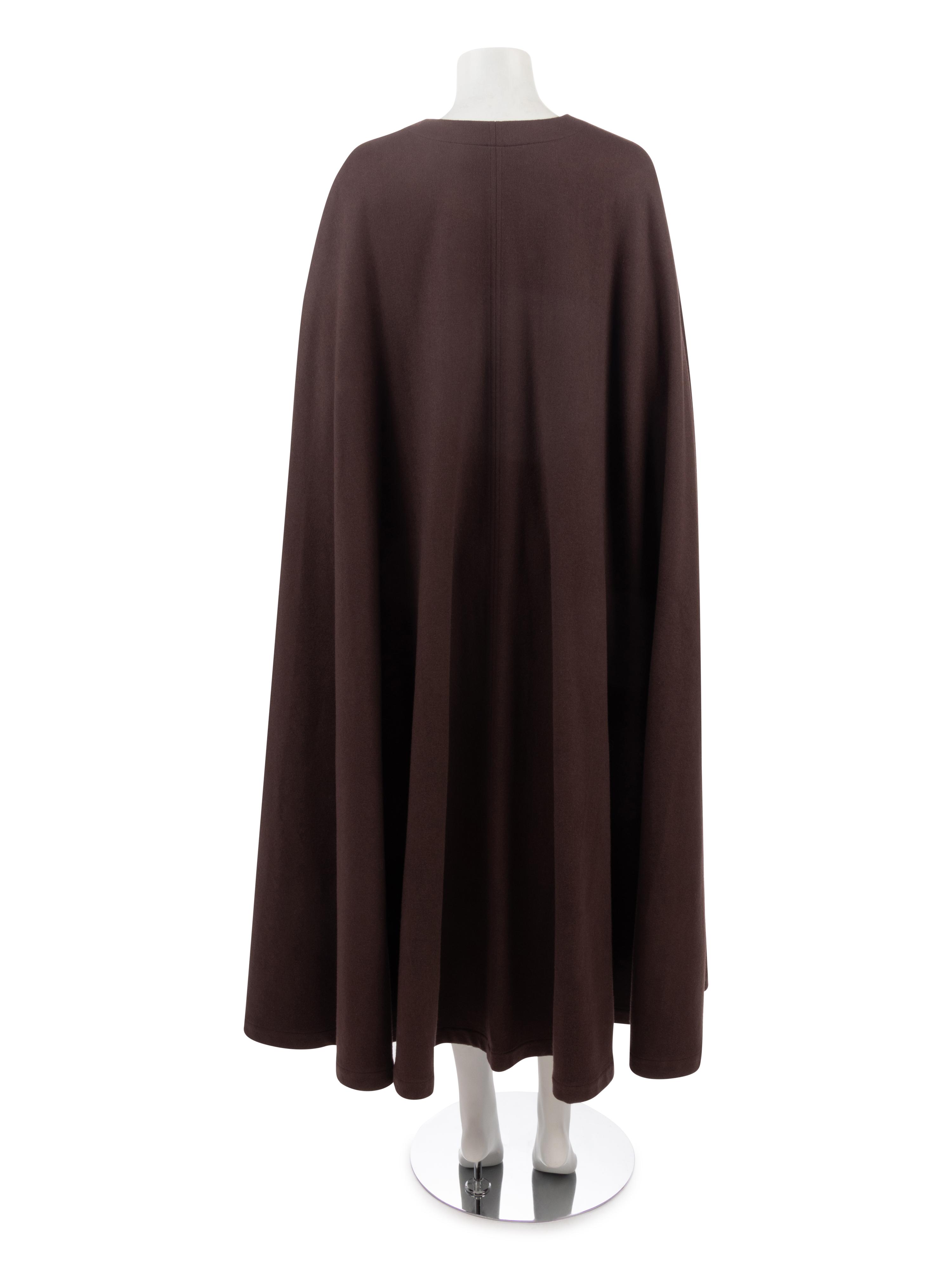 Saint Laurent Rive Gauche Wool Cape, 1970s