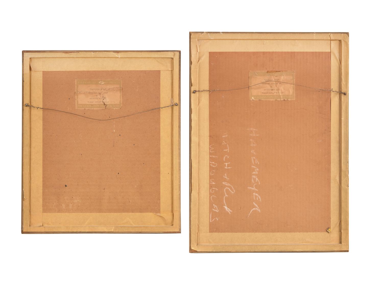 Femme Accroupie de Dos; together with Nu Debout (Two Works)