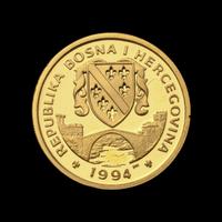 [BOSNIA AND HERZEGOVINA] A 1994 Lipizzaner Stallion Commemorative 1/5 oz. Gold Proof Coin