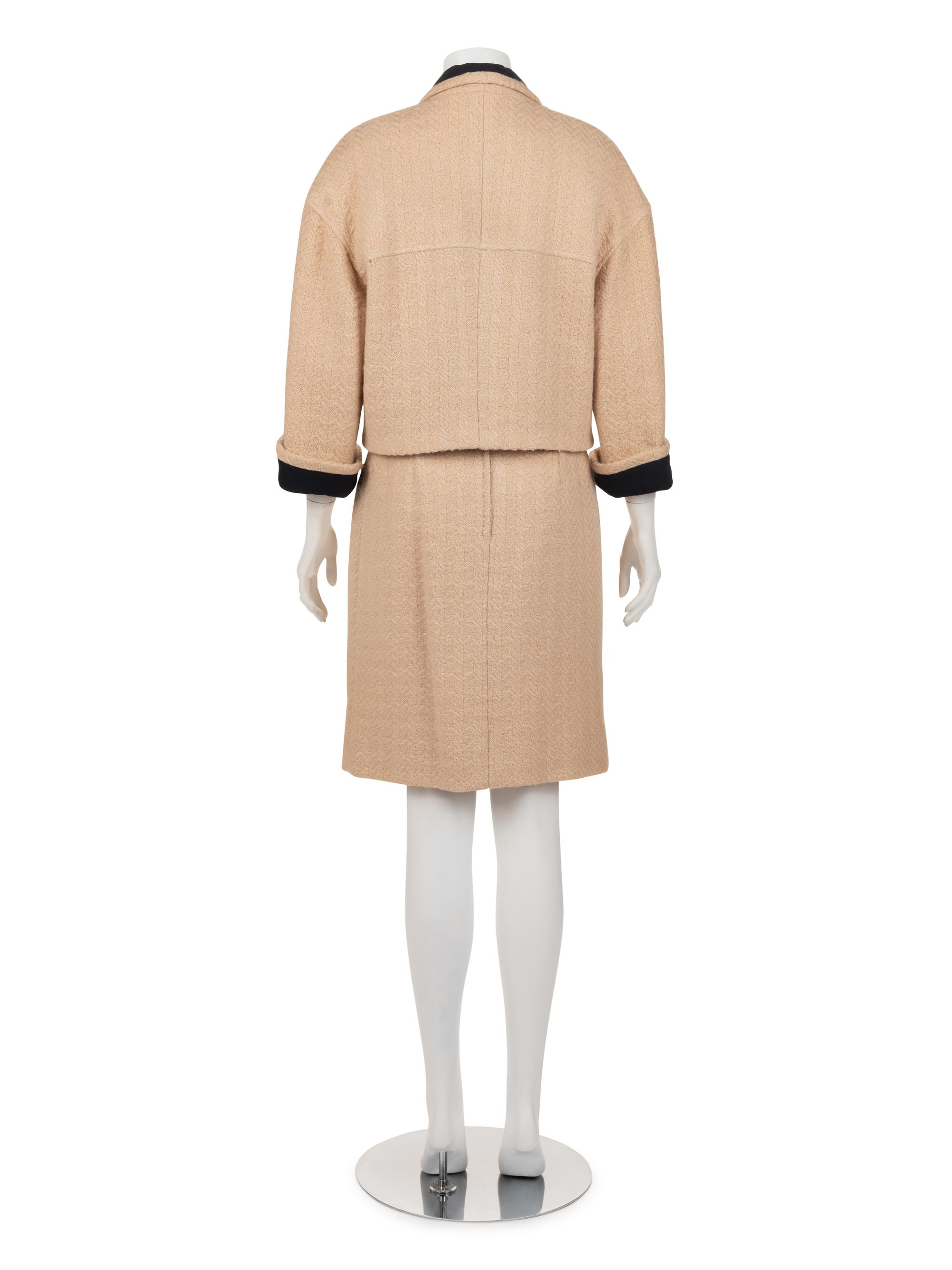 Chanel Wool Two-Piece Skirt Suit, 1980-90s