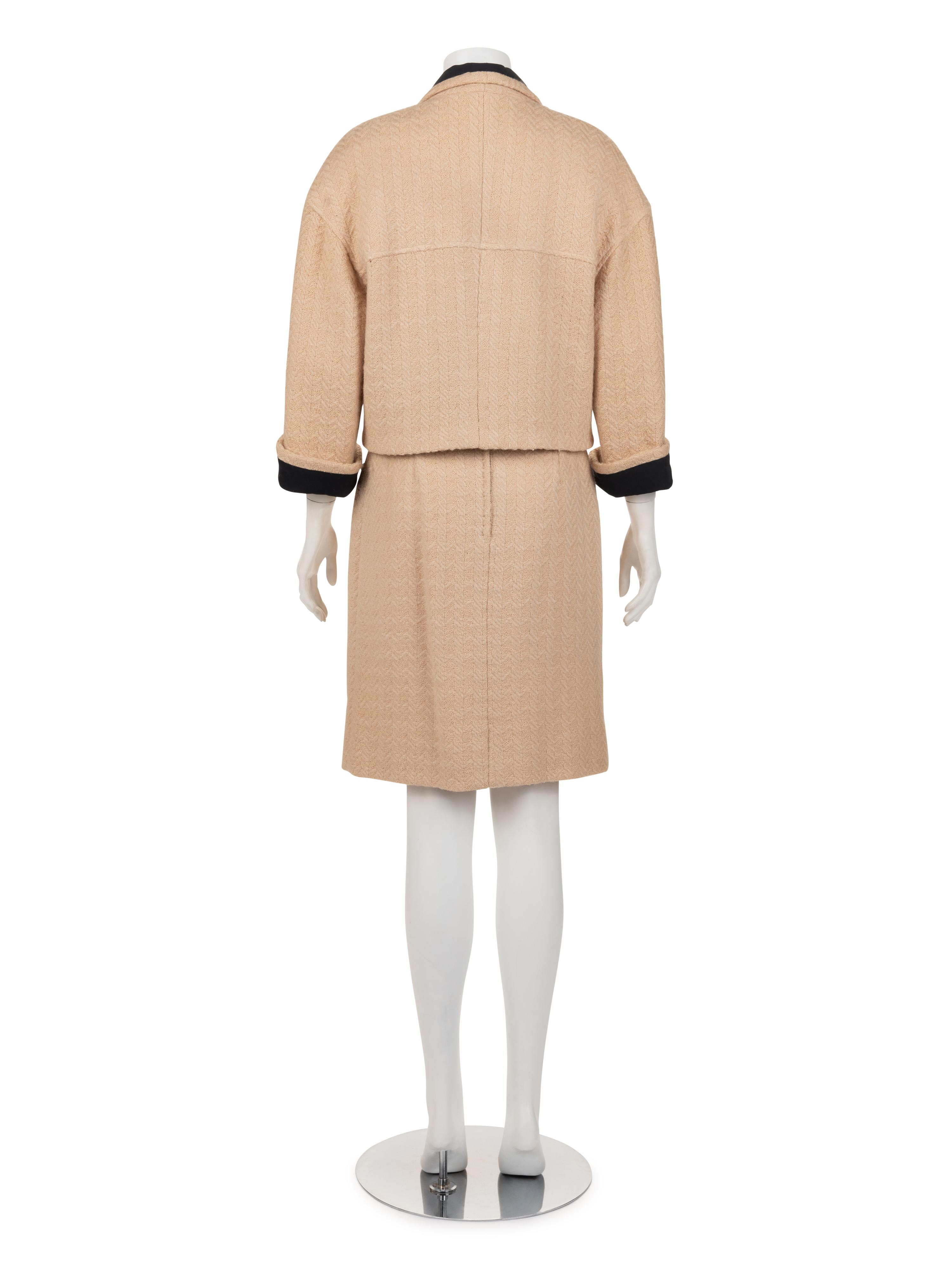 Chanel Wool Two-Piece Skirt Suit, 1980-90s