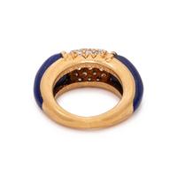 VAN CLEEF & ARPELS, DIAMOND AND LAPIS LAZULI 'PHILIPPINE' RING
