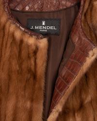 J. Mendel Mink and Alligator Trimmed Jacket