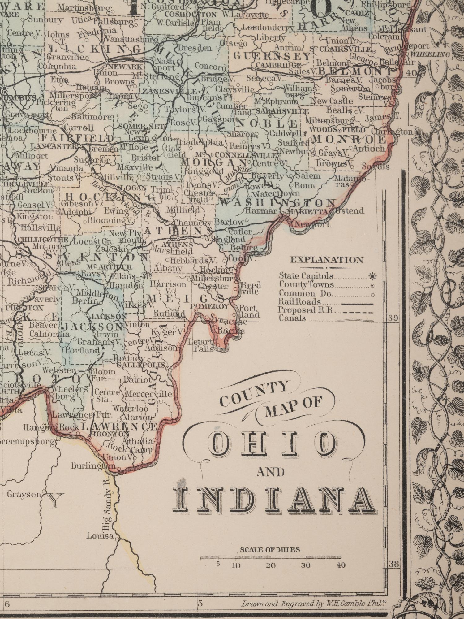 A Group of Five Maps of the Midwest