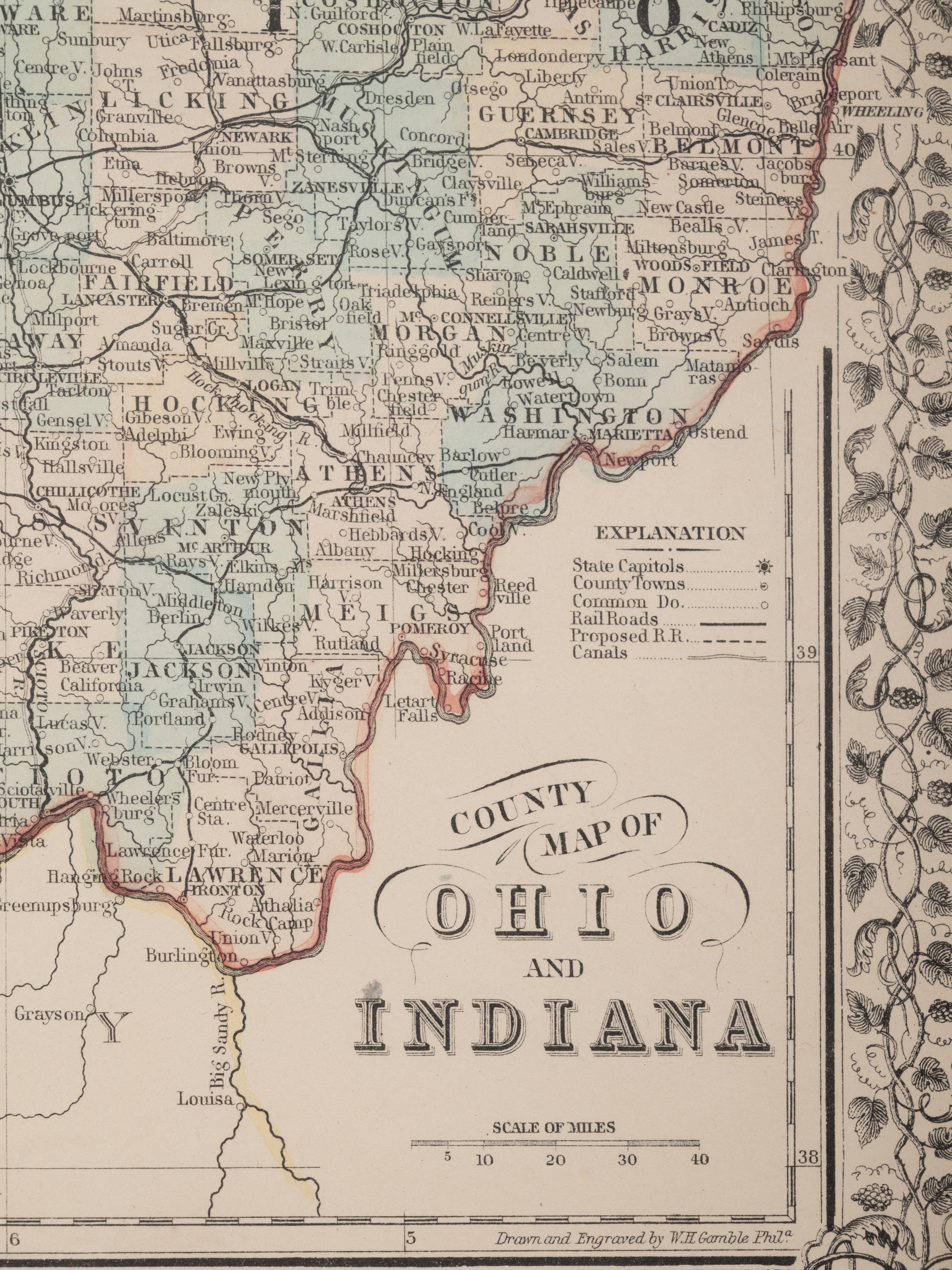 A Group of Five Maps of the Midwest