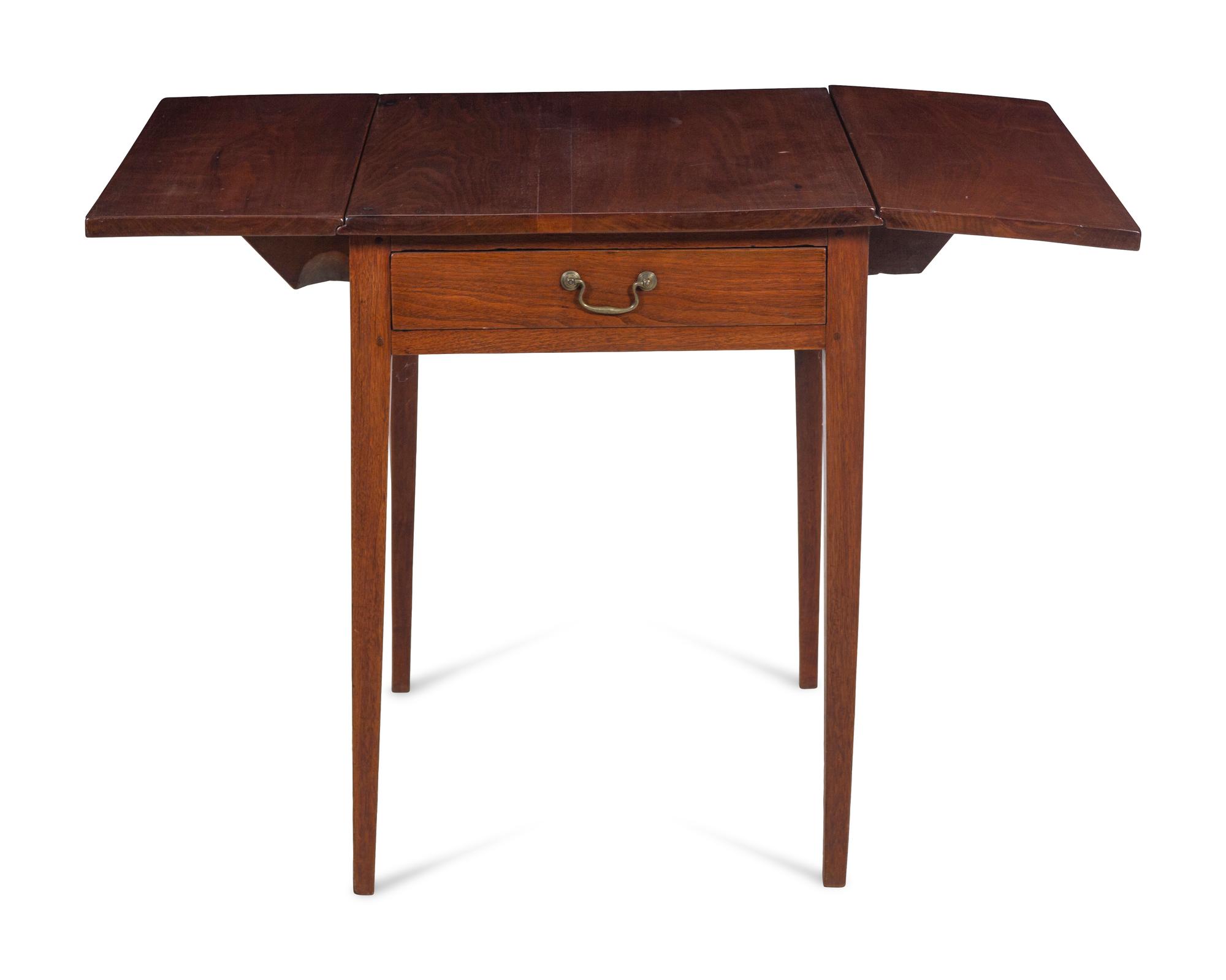 A George III Mahogany Drop-Leaf Side Table