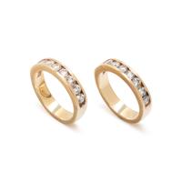 COLLECTION OF YELLOW GOLD AND DIAMOND RINGS