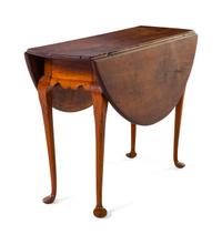 A Queen Anne Cherry Drop-Leaf Table