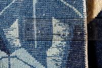 Two Chinese Blue Ground Pile Rugs
