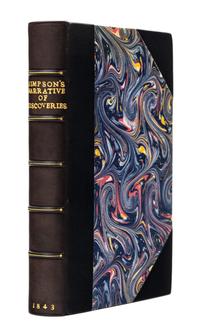 SIMPSON, Thomas (1808-1840). Narrative of the Discoveries on the North West Coast of America. London, 1843. FIRST EDITION.