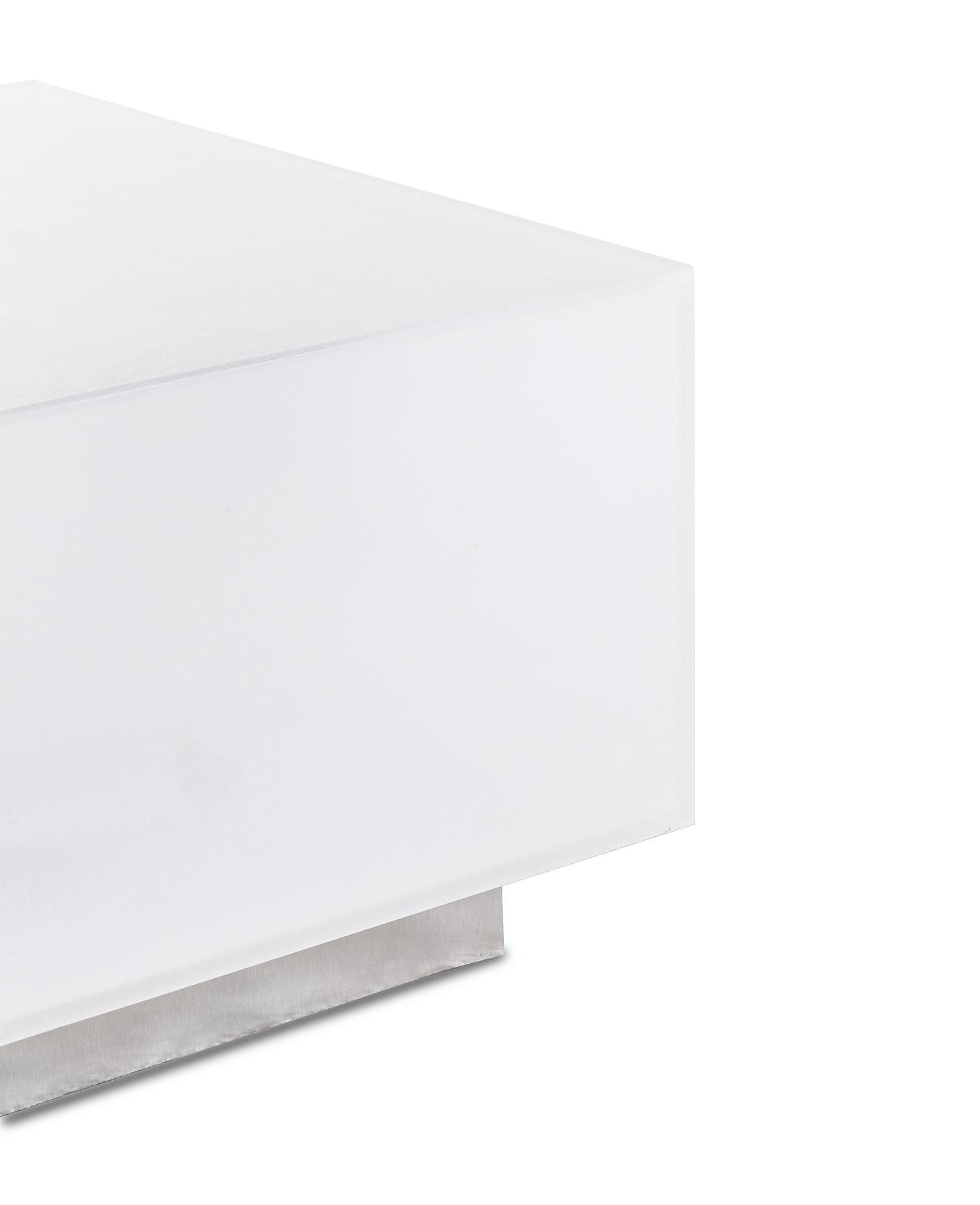 Illuminated Plexiglass End Table