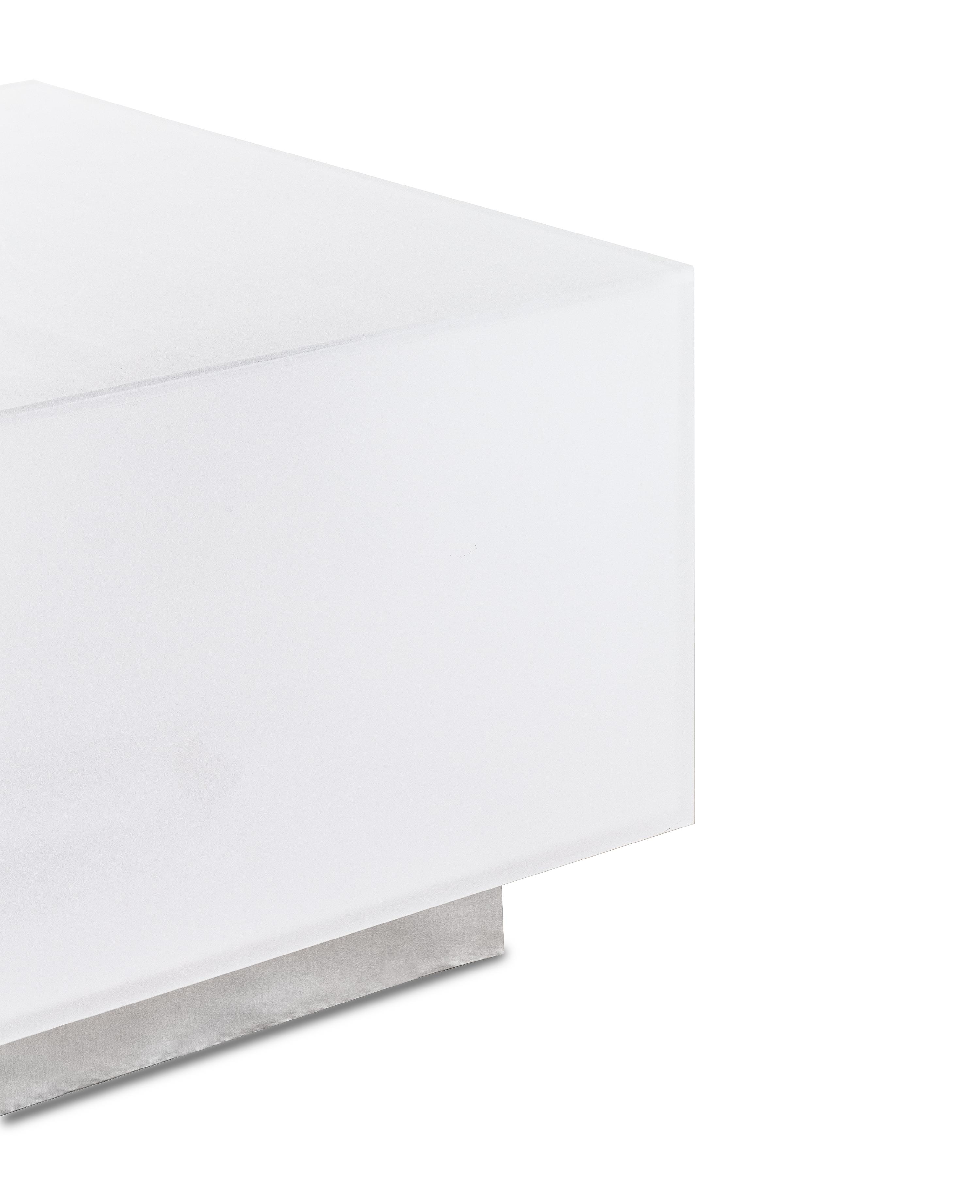 Illuminated Plexiglass End Table