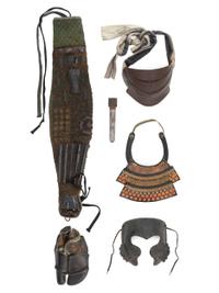 Lot of Assorted Edo-Period Japanese Armor