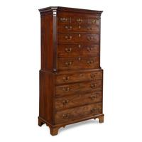 A George III Mahogany Chest-on-Chest