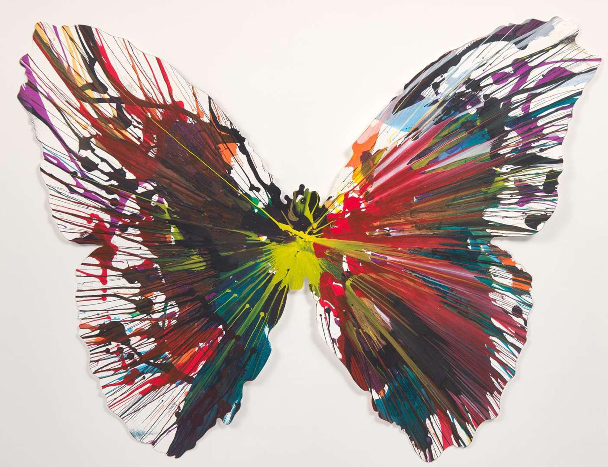 Damien Hirst (British, b. 1965), Butterfly Spin Painting