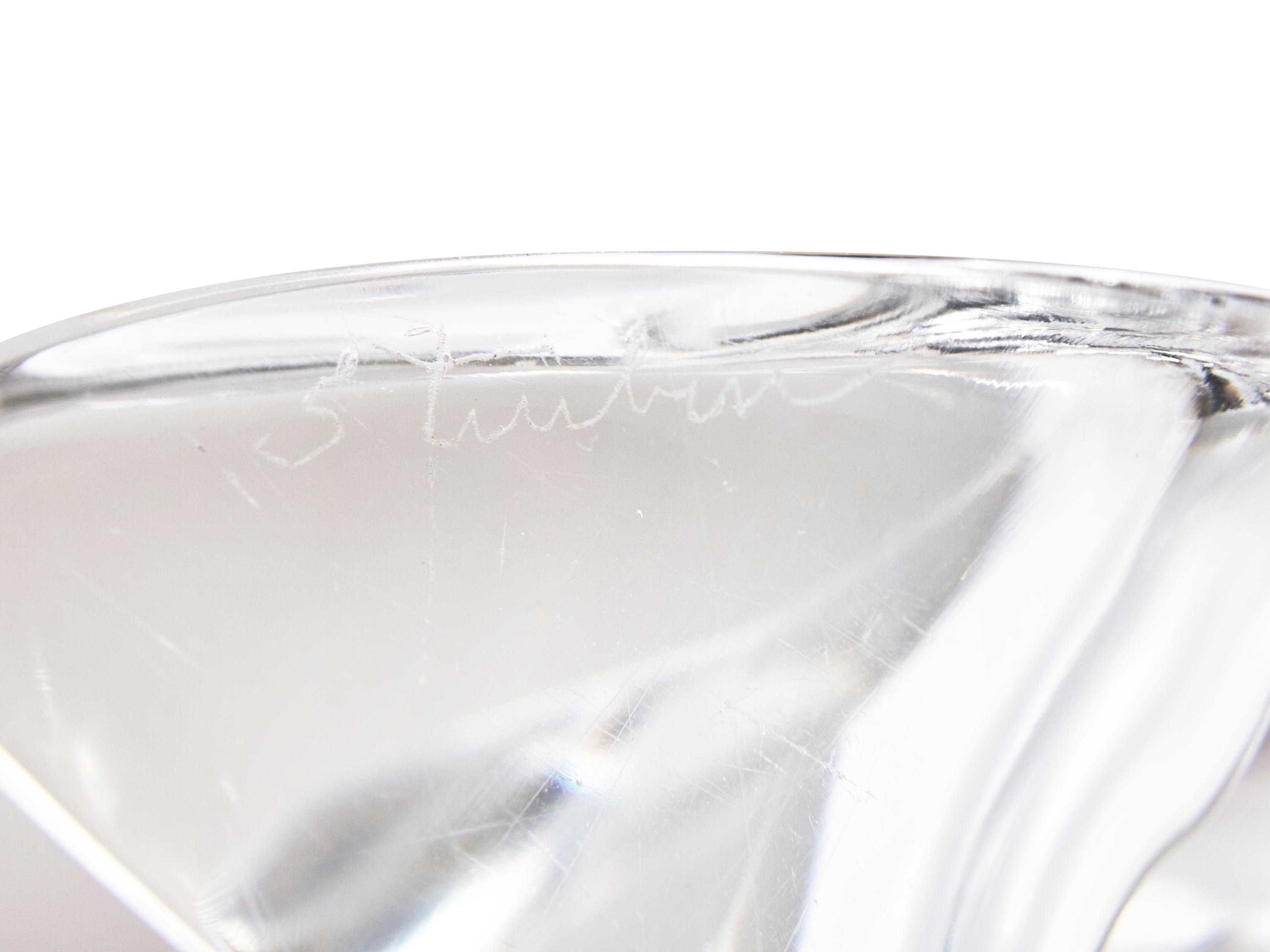 A Steuben Glass Sailboat