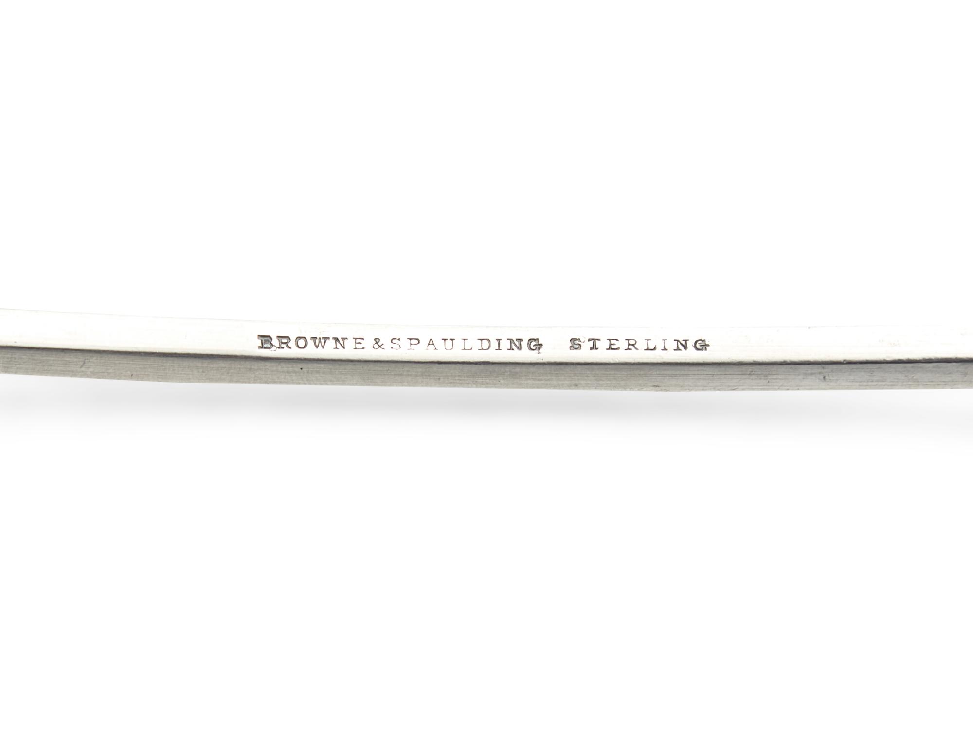 An American Silver Punch Ladle