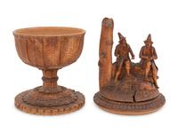 A Swiss Black Forest Carved Humidor