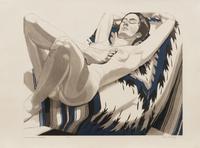 Nude on Mexican Blanket and Nude Sitting on a Chair)