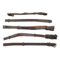 Group of 5 Leather Sword Knots - Mostly Civil War Era