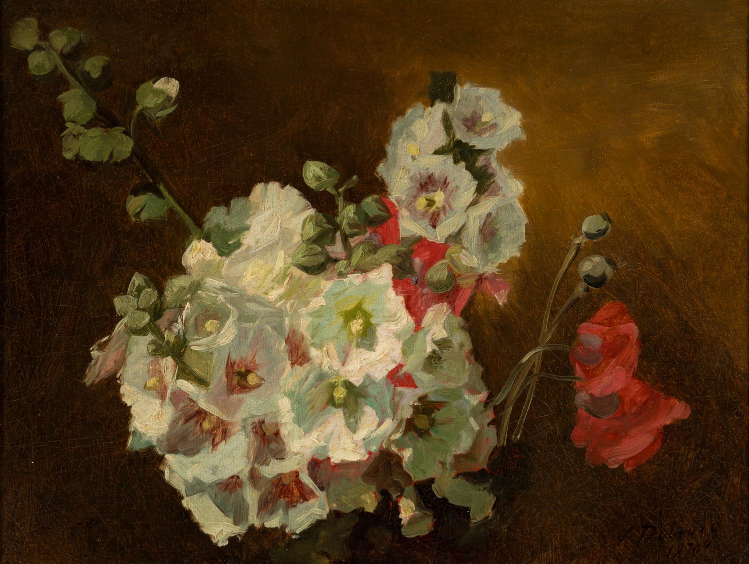 Étude de fleurs , 1876