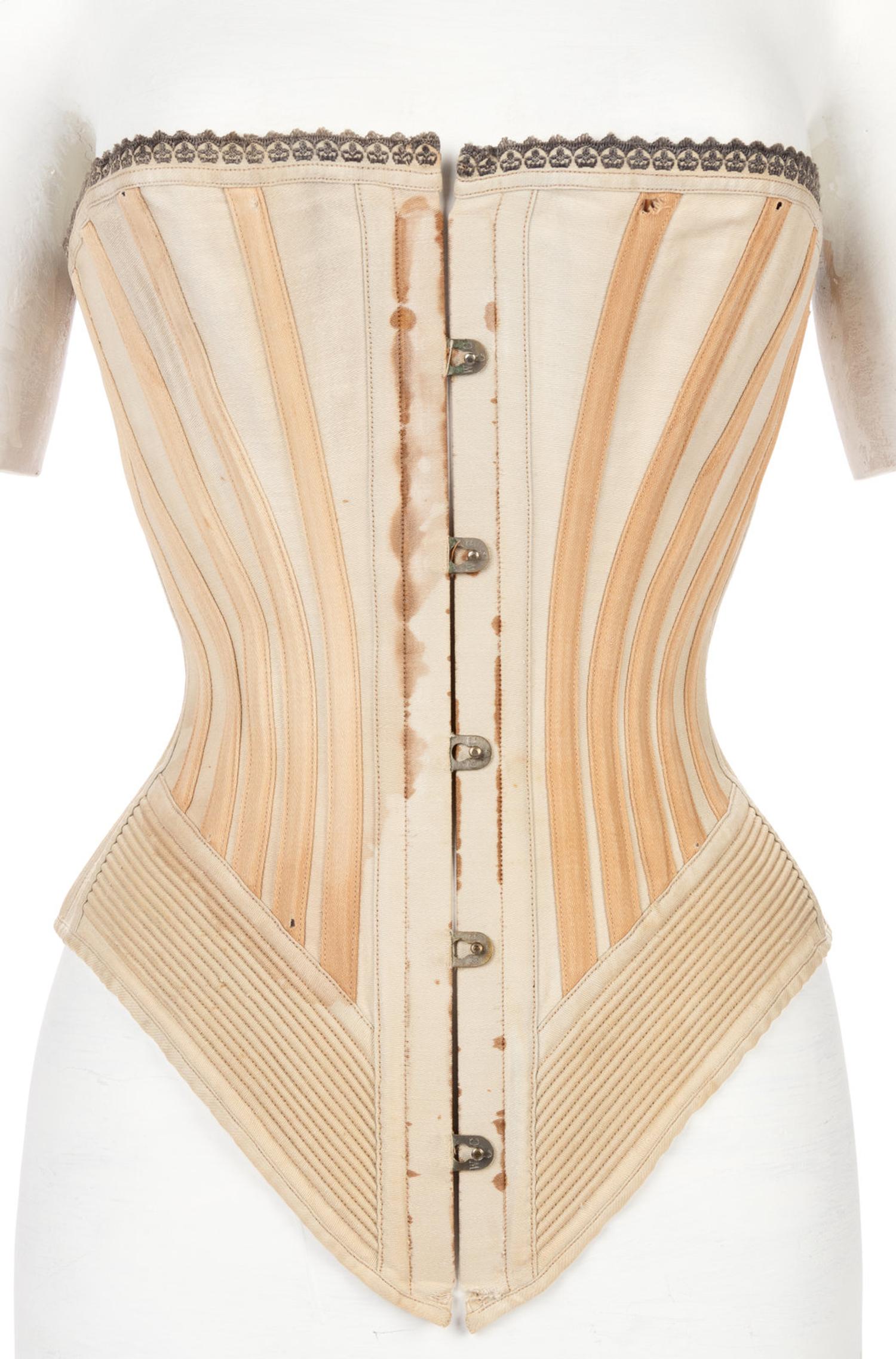 Three 19th and Early 20th Century Corsets, 1870-1905
