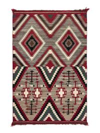 Navajo Germantown Double Saddle Blanket / Rug