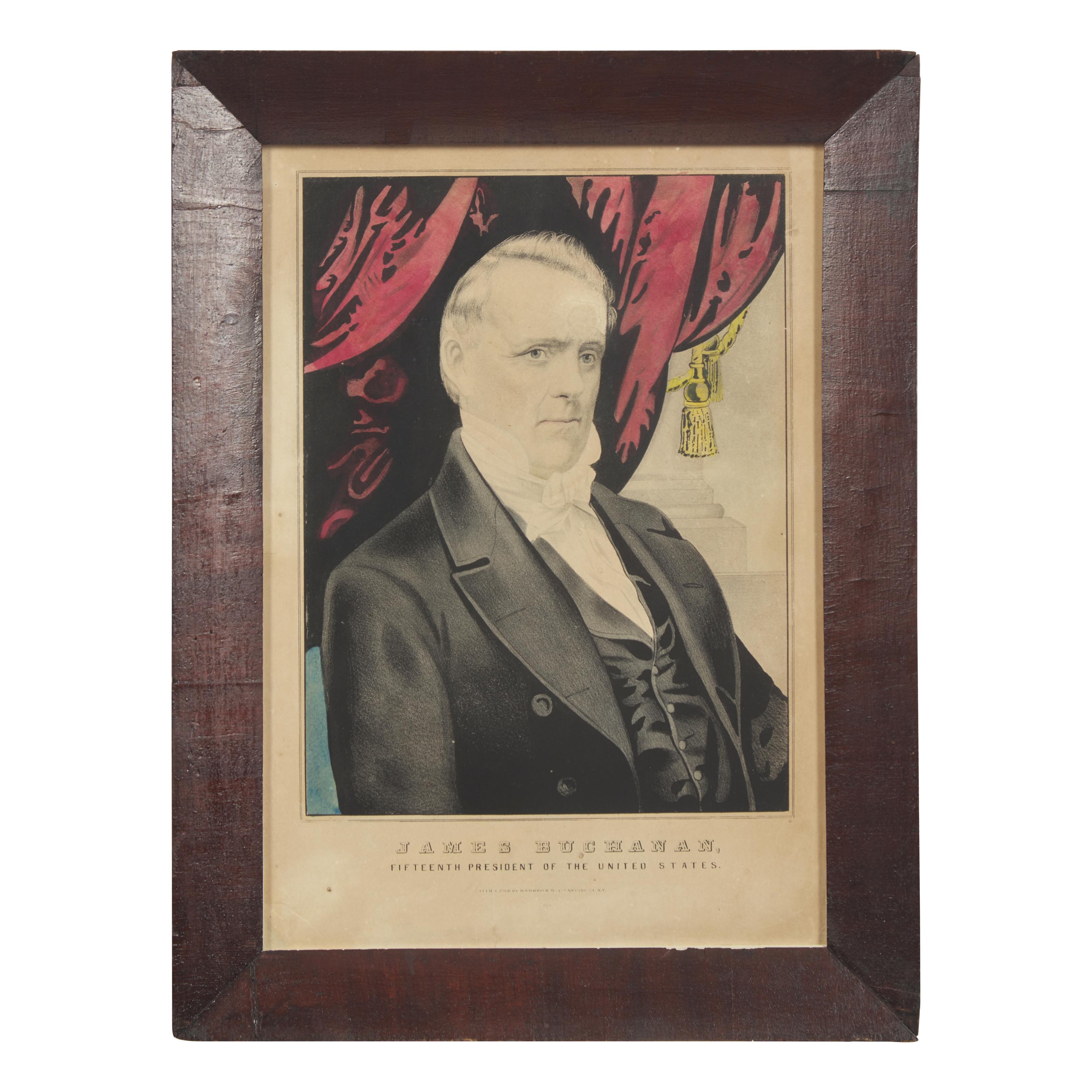 A Rare and Complete Set of Hand-Colored Lithographs of the First Sixteen U.S. Presidents