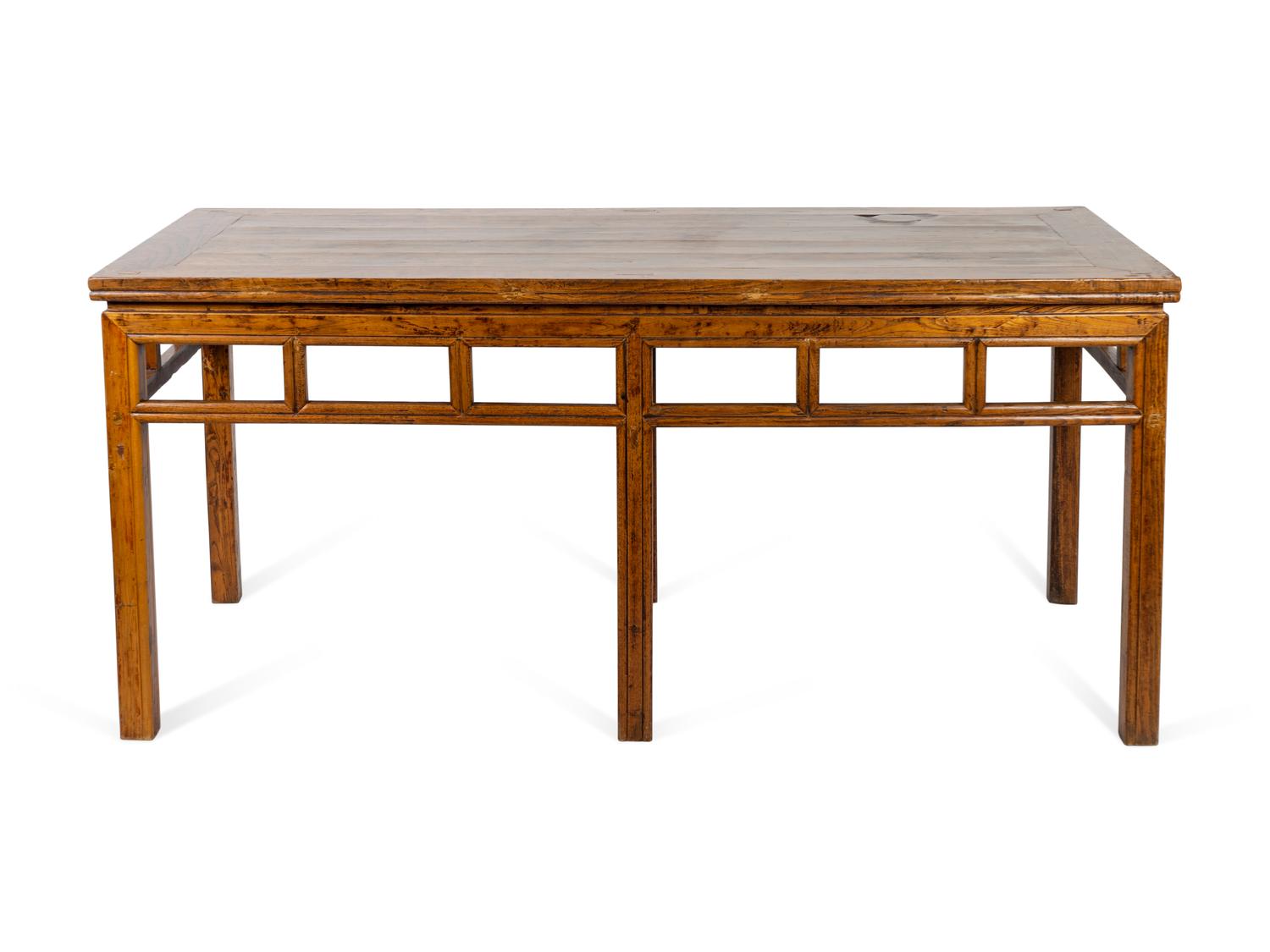 A Chinese Elmwood Table — 19TH CENTURY